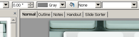 Tabs above the central edit area